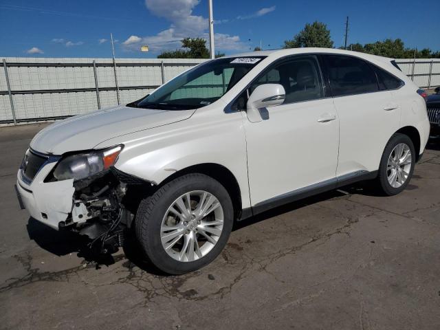 JTJZB1BA9A2003270 - 2010 LEXUS RX 450H WHITE photo 1