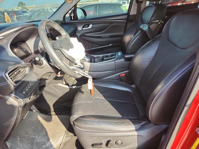 5NMS3DAJ5MH324565 - 2021 HYUNDAI SANTA FE SEL RED photo 7