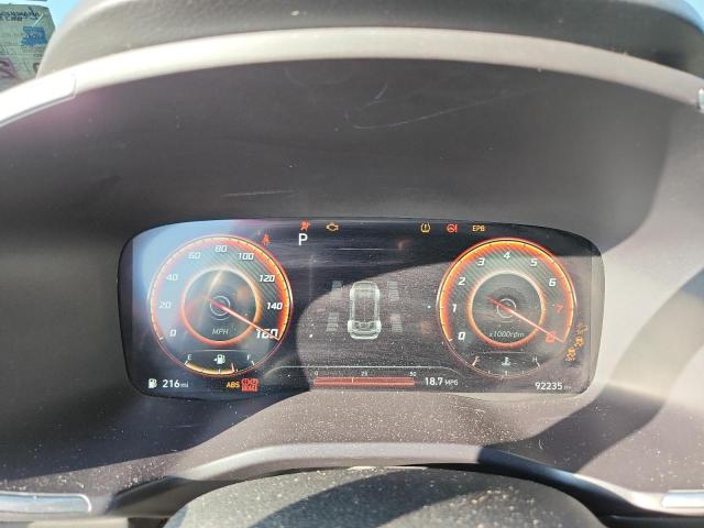 5NMS3DAJ5MH324565 - 2021 HYUNDAI SANTA FE SEL RED photo 9