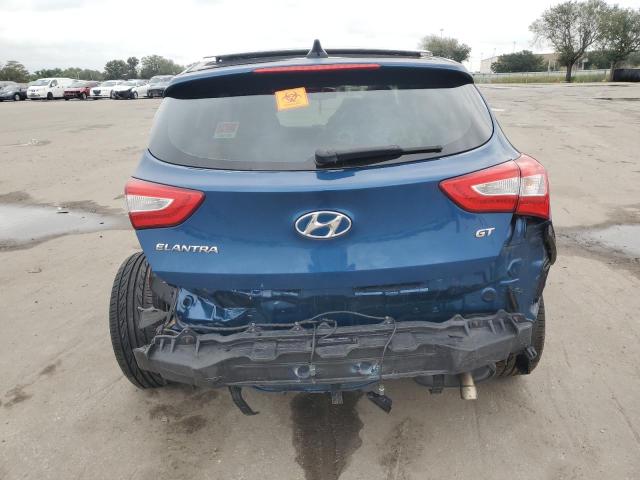 KMHD35LHXEU170613 - 2014 HYUNDAI ELANTRA GT BLUE photo 6