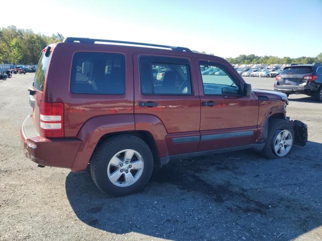 1J8GN28K89W522878 - 2009 JEEP LIBERTY SPORT MAROON photo 3