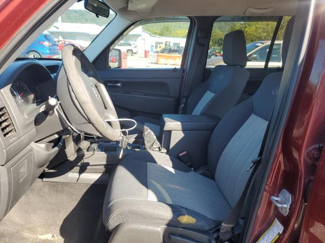 1J8GN28K89W522878 - 2009 JEEP LIBERTY SPORT MAROON photo 7