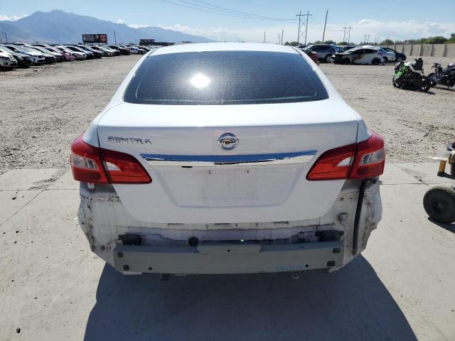 3N1AB7AP9KY295159 - 2019 NISSAN SENTRA S WHITE photo 6