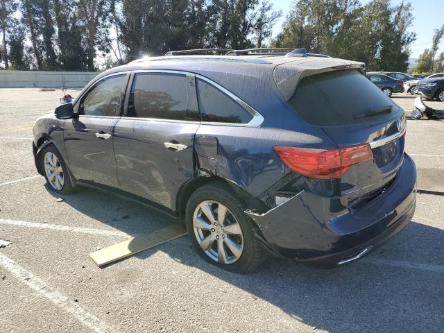 5FRYD4H8XFB005823 - 2015 ACURA MDX ADVANCE BLUE photo 2