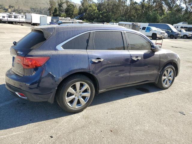 5FRYD4H8XFB005823 - 2015 ACURA MDX ADVANCE BLUE photo 3