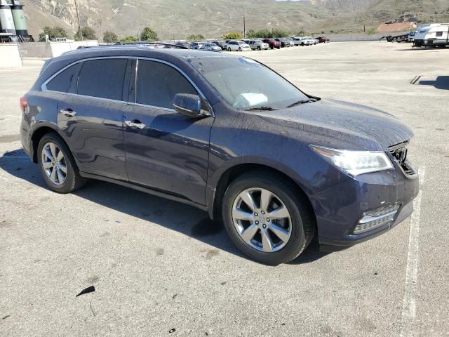 5FRYD4H8XFB005823 - 2015 ACURA MDX ADVANCE BLUE photo 4