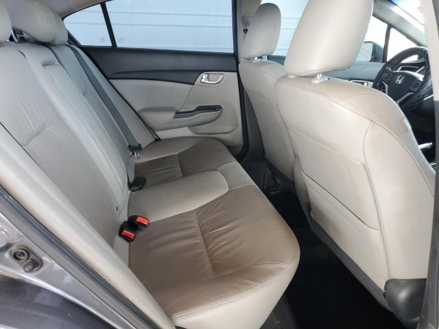 2HGFB2F94FH501307 - 2015 HONDA CIVIC EXL GRAY photo 10