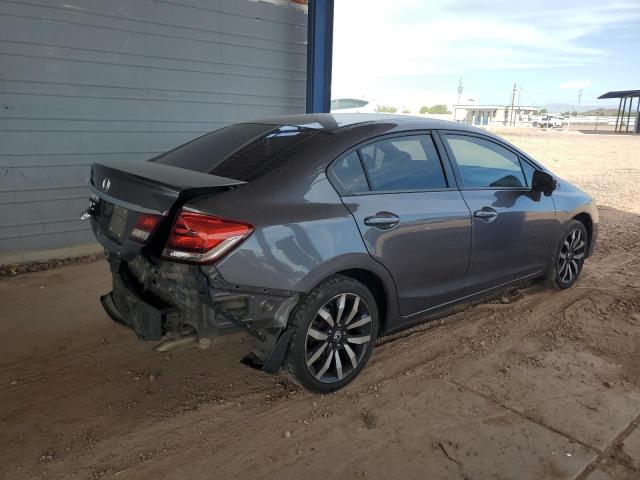 2HGFB2F94FH501307 - 2015 HONDA CIVIC EXL GRAY photo 3