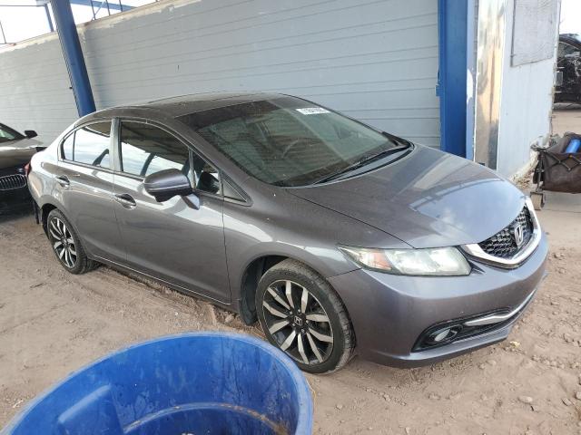 2HGFB2F94FH501307 - 2015 HONDA CIVIC EXL GRAY photo 4