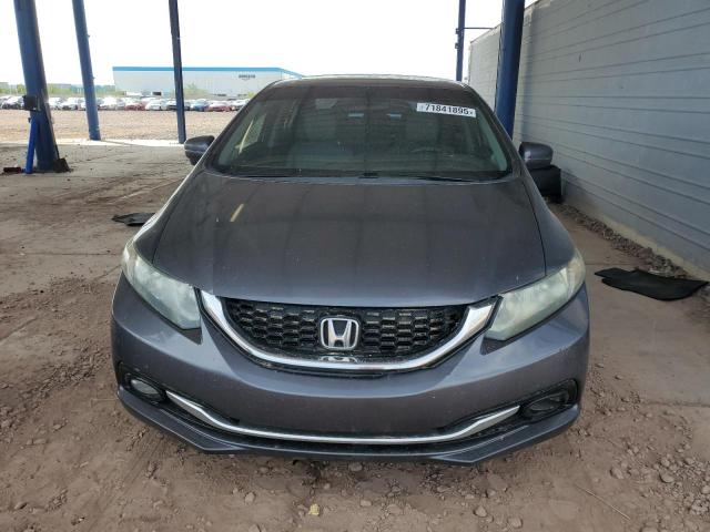 2HGFB2F94FH501307 - 2015 HONDA CIVIC EXL GRAY photo 5