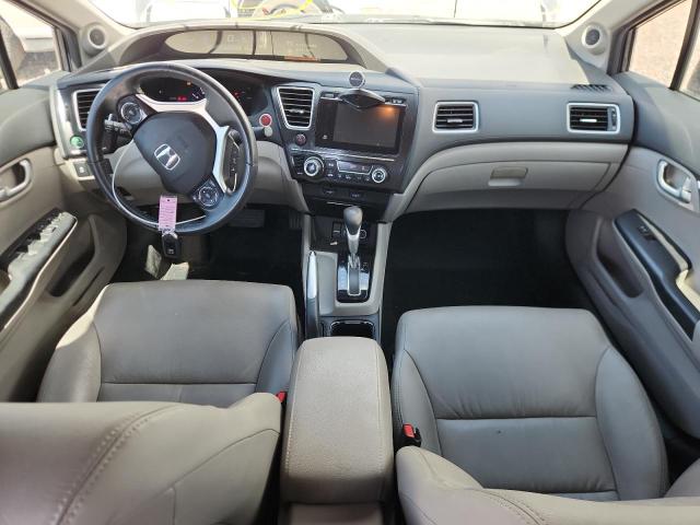 2HGFB2F94FH501307 - 2015 HONDA CIVIC EXL GRAY photo 8