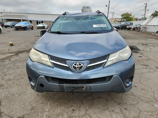 2T3BFREV3DW104063 - 2013 TOYOTA RAV4 LE BLUE photo 5