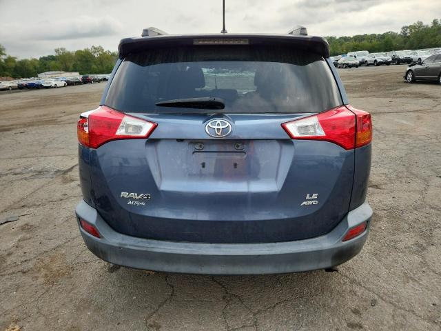 2T3BFREV3DW104063 - 2013 TOYOTA RAV4 LE BLUE photo 6
