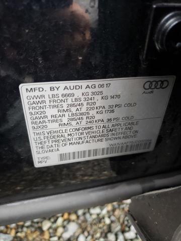 WA1VAAF70JD000954 - 2018 AUDI Q7 PRESTIGE BLACK photo 13