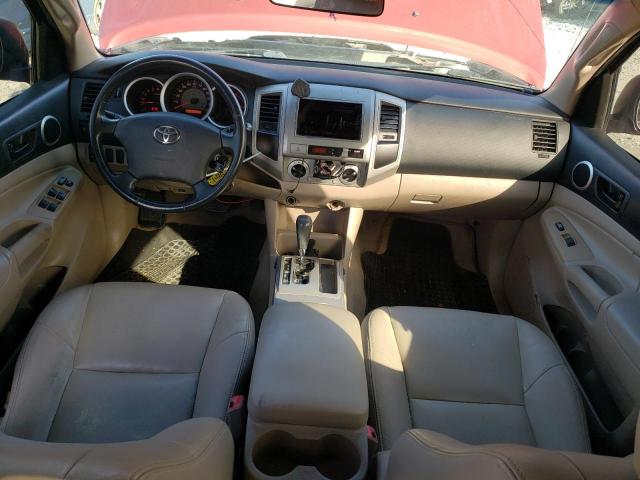 5TEJU62N27Z330625 - 2007 TOYOTA TACOMA DOUBLE CAB PRERUNNER BURGUNDY photo 8