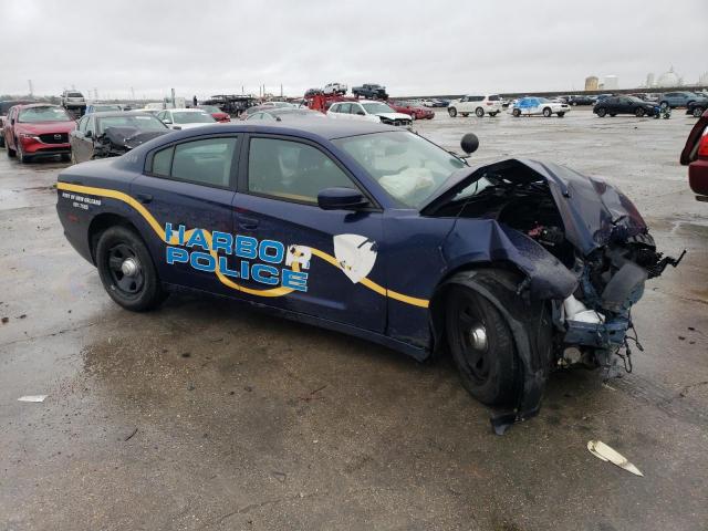 2C3CDXAT2EH357870 - 2014 DODGE CHARGER POLICE BLUE photo 4