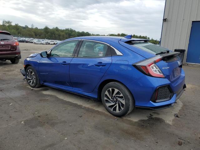 SHHFK7H37KU422765 - 2019 HONDA CIVIC LX BLUE photo 2