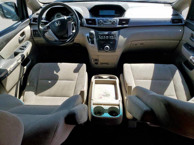 5FNRL5H48BB100872 - 2011 HONDA ODYSSEY EX BURGUNDY photo 8