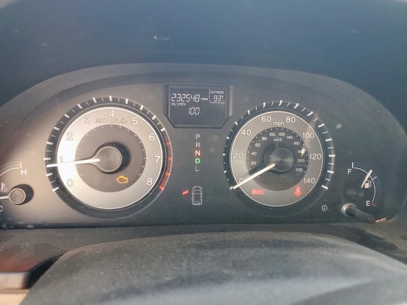 5FNRL5H48BB100872 - 2011 HONDA ODYSSEY EX BURGUNDY photo 9