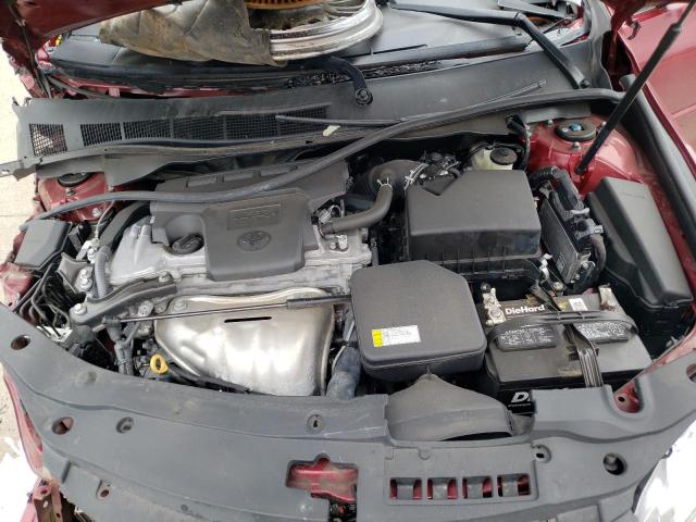 4T1BF1FKXFU990173 - 2015 TOYOTA CAMRY LE BURGUNDY photo 11