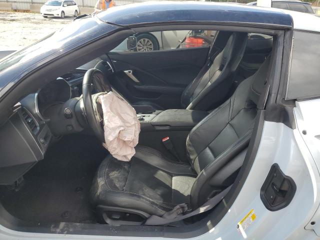 1G1YB2D72K5113706 - 2019 CHEVROLET CORVETTE STINGRAY 1LT WHITE photo 7