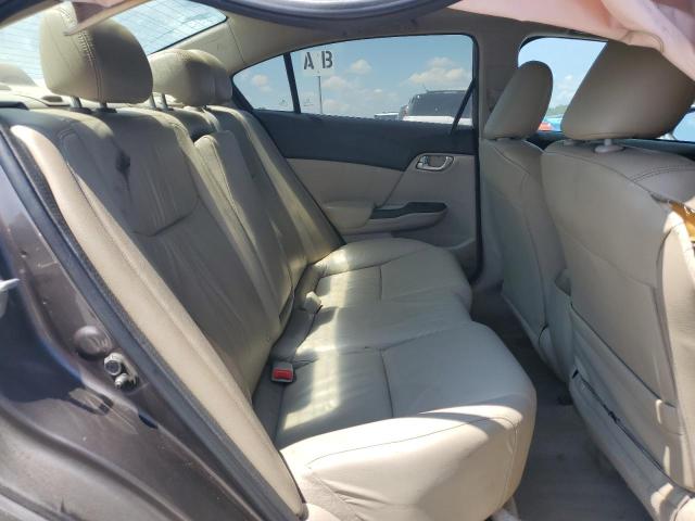 2HGFB2F94CH526980 - 2012 HONDA CIVIC EXL ყავისფერი ფოტო 10