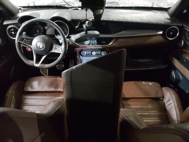 ZASFAKNN2J7C02720 - 2018 ALFA ROMEO STELVIO TI SPORT GRAY photo 8