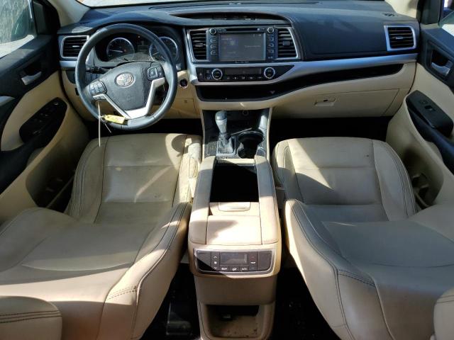 5TDKKRFH0GS160505 - 2016 TOYOTA HIGHLANDER XLE Marrón foto 8