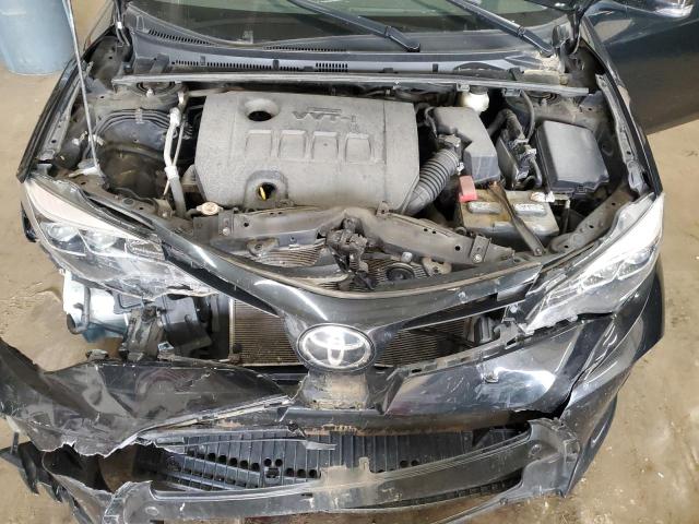 2T1BURHE1KC148037 - 2019 TOYOTA COROLLA L BLACK photo 11