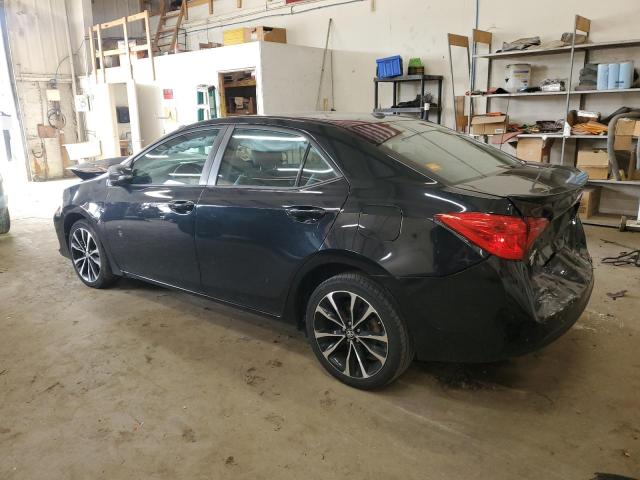 2T1BURHE1KC148037 - 2019 TOYOTA COROLLA L BLACK photo 2