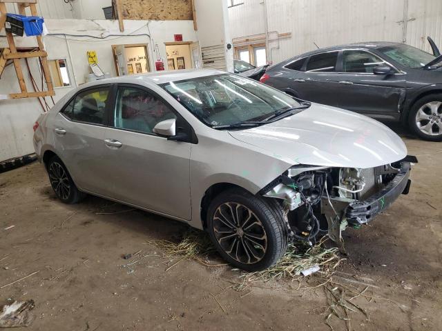 5YFBURHE2FP185958 - 2015 TOYOTA COROLLA L SILVER photo 4
