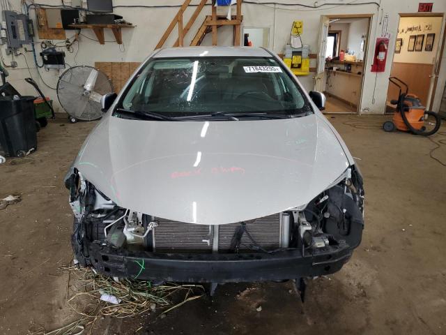 5YFBURHE2FP185958 - 2015 TOYOTA COROLLA L SILVER photo 5