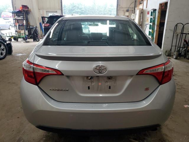 5YFBURHE2FP185958 - 2015 TOYOTA COROLLA L SILVER photo 6