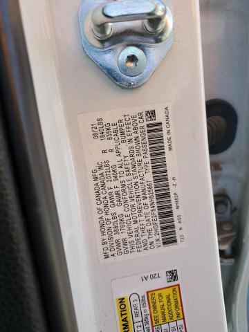 2HGFE2F54NH525867 - 2022 HONDA CIVIC SPORT Ağ foto 12