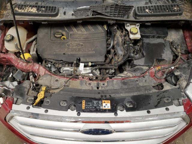 1FMCU9GDXJUA57472 - 2018 FORD ESCAPE SE RED photo 12