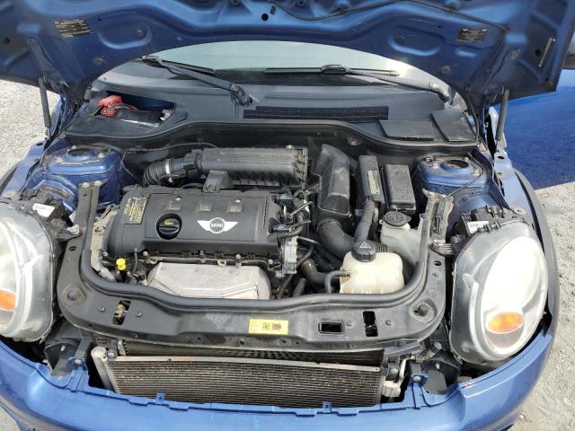 WMWSU3C52CT257604 - 2012 MINI COOPER BLUE photo 11