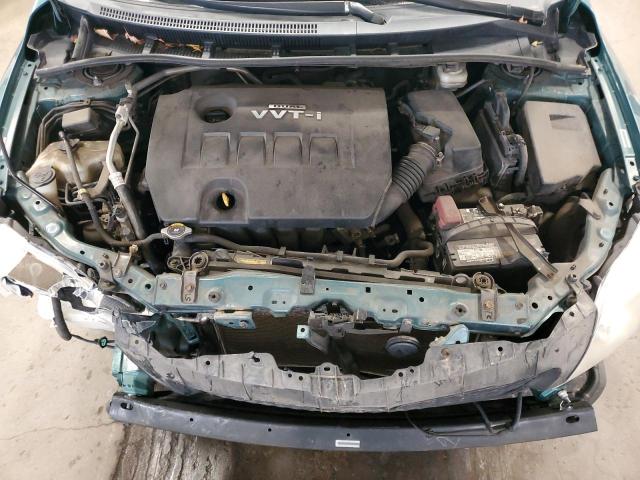 1NXBU40EX9Z040913 - 2009 TOYOTA COROLLA BASE TEAL photo 11