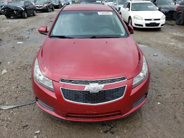 1G1P75SZXE7136226 - 2014 CHEVROLET CRUZE RED photo 5