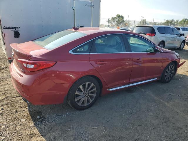 5NPE34AF5HH587589 - 2017 HYUNDAI SONATA SPORT RED photo 3
