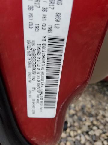 2A4RR8DG5BR704300 - 2011 CHRYSLER TOWN & COU TOURING L MAROON photo 12