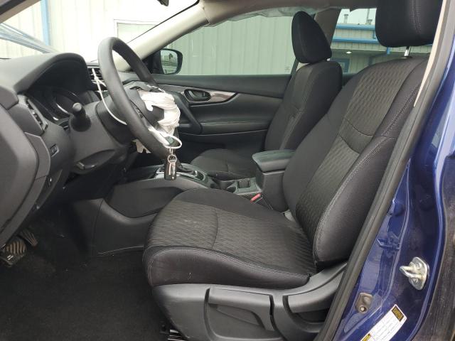 5N1AT2MT2KC781127 - 2019 NISSAN ROGUE S BLUE photo 7