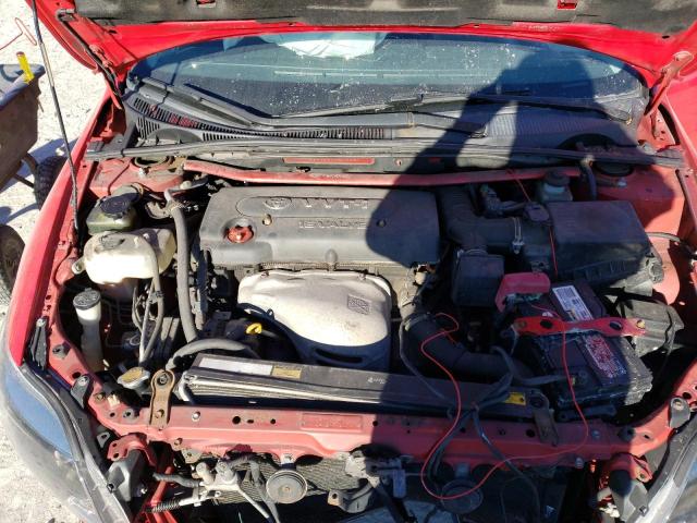 JTKDE177550051943 - 2005 TOYOTA SCION TC წითელი ფოტო 11