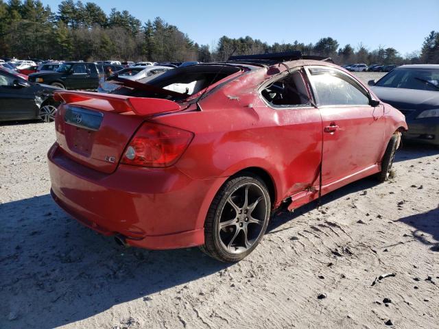JTKDE177550051943 - 2005 TOYOTA SCION TC წითელი ფოტო 3