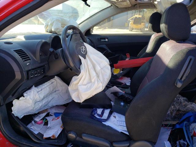 JTKDE177550051943 - 2005 TOYOTA SCION TC წითელი ფოტო 7