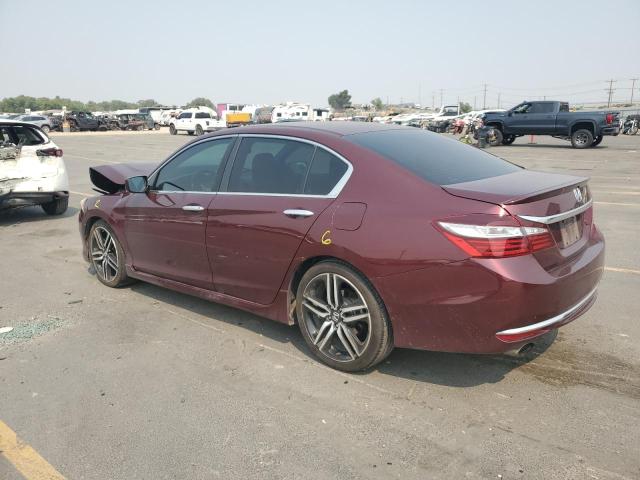 1HGCR2F50GA212243 - 2016 HONDA ACCORD SPORT BURGUNDY photo 2