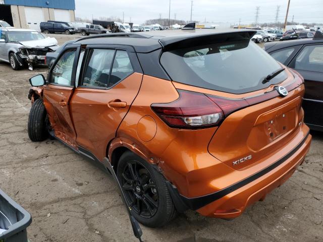 3N1CP5DVXML553956 - 2021 NISSAN KICKS SR ORANGE photo 2