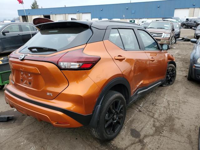 3N1CP5DVXML553956 - 2021 NISSAN KICKS SR ORANGE photo 3