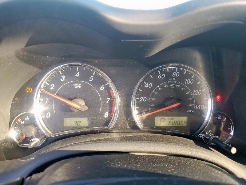 2T1BU4EE5BC735056 - 2011 TOYOTA COROLLA BASE Սև լուսանկար 9