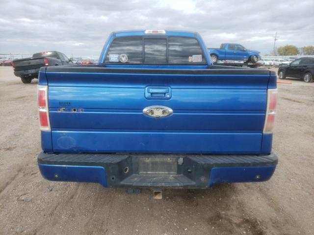 1FTFW1ET0DFA03730 - 2013 FORD F150 SUPERCREW BLUE photo 6