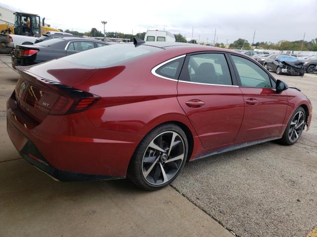 KMHL44J26PA283125 - 2023 HYUNDAI SONATA SEL PLUS RED photo 3